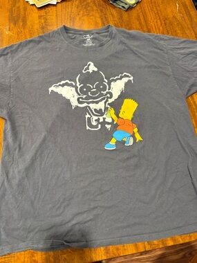 The Simpsons Graphic Bart Spray Paint Tee - Black